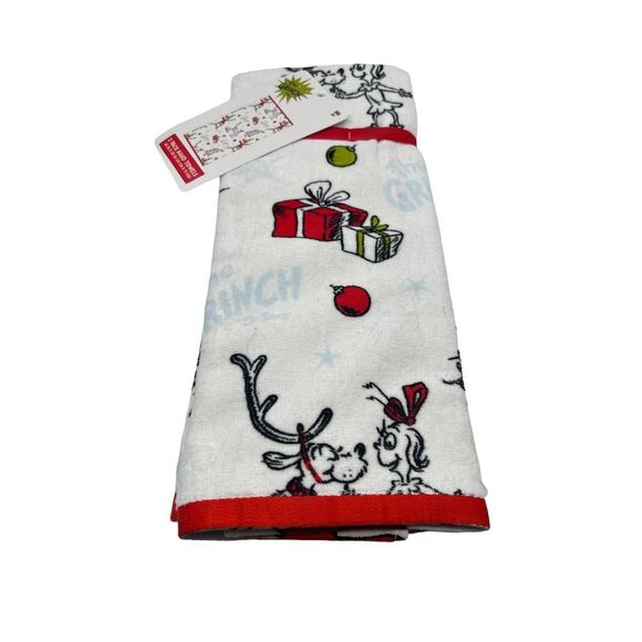 Dr Seuss The Grinch Kitchen Towels Set Of 2 - Picture 1 of 2
